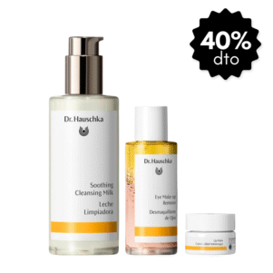 Pack Leche Limpiadora + Desmaquillante de Ojos + Crema Labial Antiarrugas